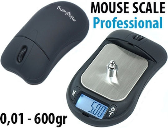 Fuzion Mouse Electronic Commercial Precision Scale 0.6kg/0.01gr