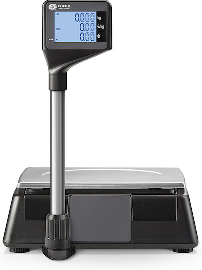 Elicom S300LM Electronic Commercial Retail Scale with Beam 30kg/15gr