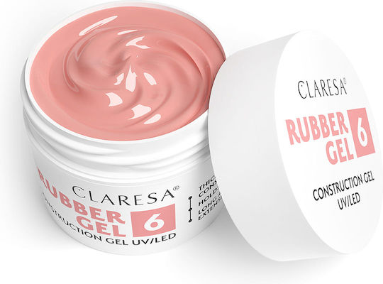 Claresa Rubber Gel Builder Gel Νυχιών Ροζ 45gr