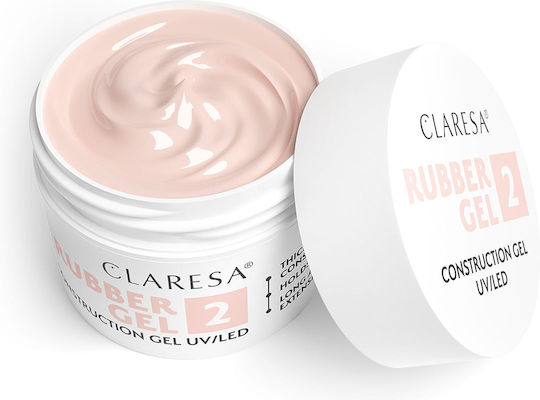 Claresa Rubber Gel Builder Gel Νυχιών Ροζ 45gr