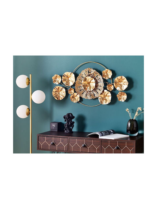 Beliani Leuchte Wand Gold