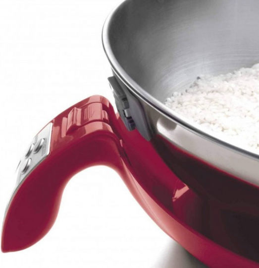 Lacor Ψηφιακή Ζυγαριά Κουζίνας με Κάδο έως 5kg Κόκκινη