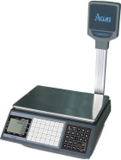 Aclas PS1-DP Electronic Commercial Retail Scale with Beam 30kg/10gr