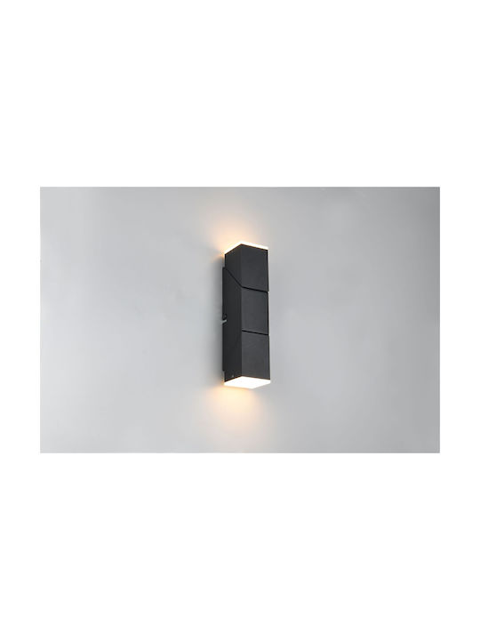 Trio Lighting Modern Leuchte Wand Schwarz 5x8x5cm