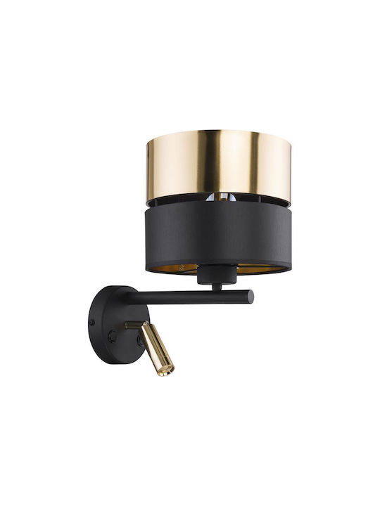 TK Lighting Hilton Lamp Wall Black 28x28cm