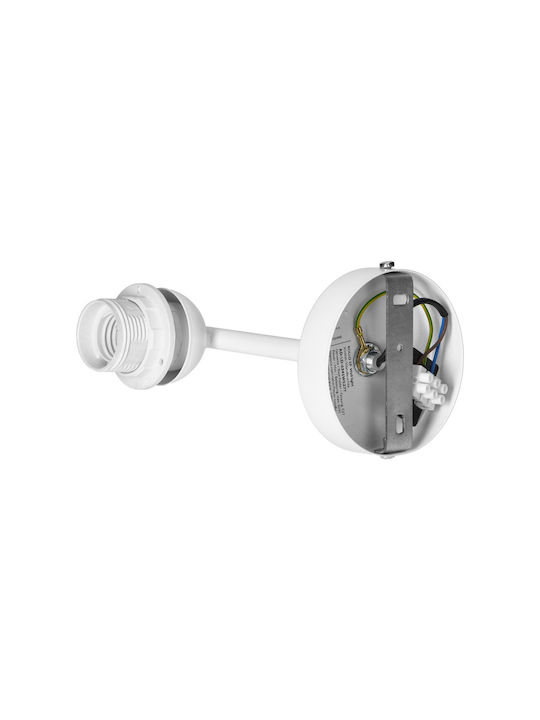 Adviti Lumină de Perete cu Soclu E27 Alb 20cm