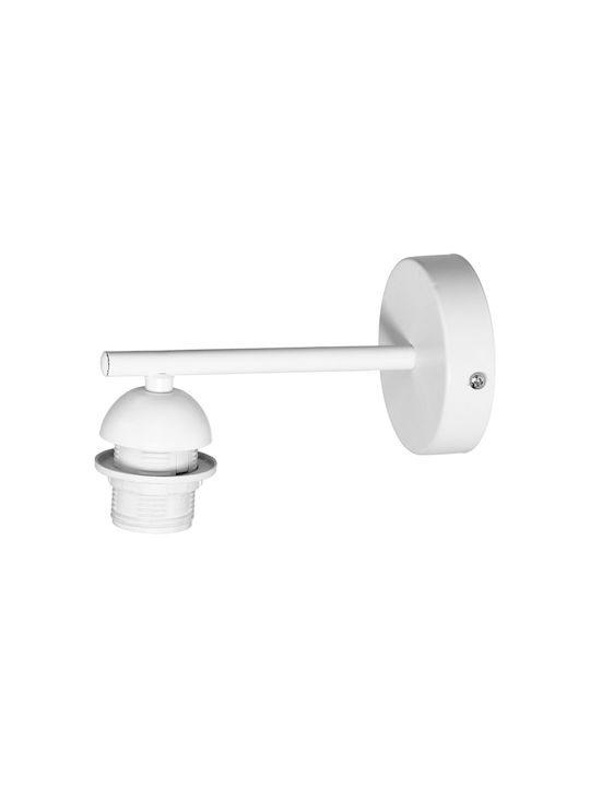 Adviti Lumină de Perete cu Soclu E27 Alb 20cm