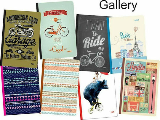 Next Notebook Ruled A4 2 Subjects Gallery 1pcs