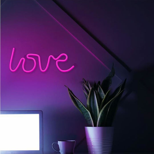 Forever Light Neon Φωτιστικό LED Love