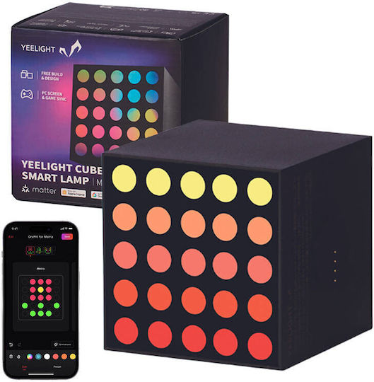 Yeelight Smart Bluetooth/WiFi Dekorative Lampe Schwarz