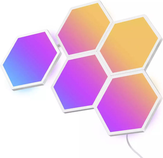 Govee Smart Decorative Light Glide Hexa H6061 LED RGBIC Hexagon 5pcs
