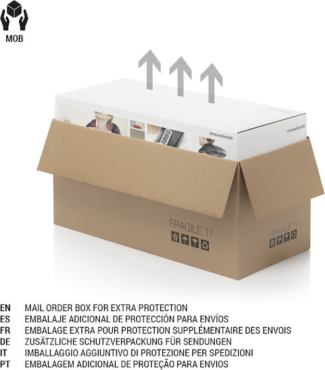 InnovaGoods Smart Dekoratives Tischlicht E14 Lavalampe 10,7x10,7x42cm
