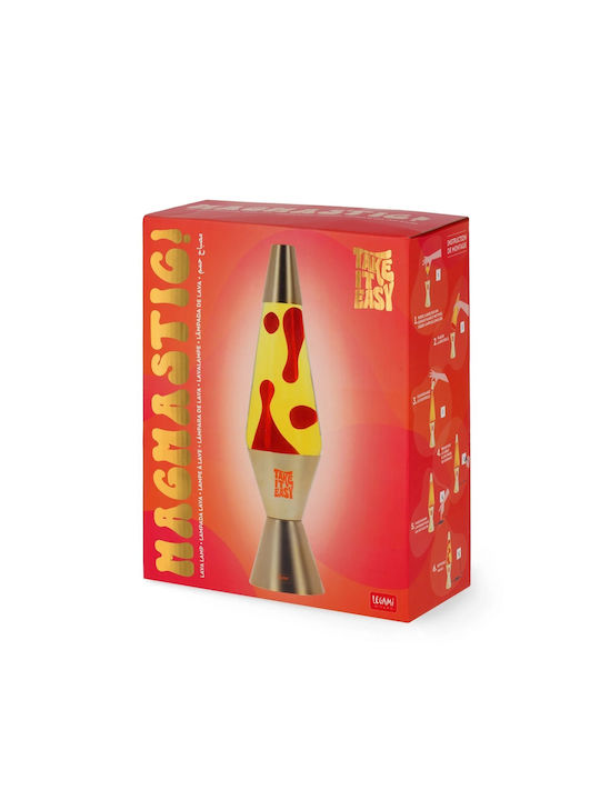 Legami Milano Διακοσμητικό Φωτιστικό E14 Lava Lamp 36.3x36.3x36.3εκ.