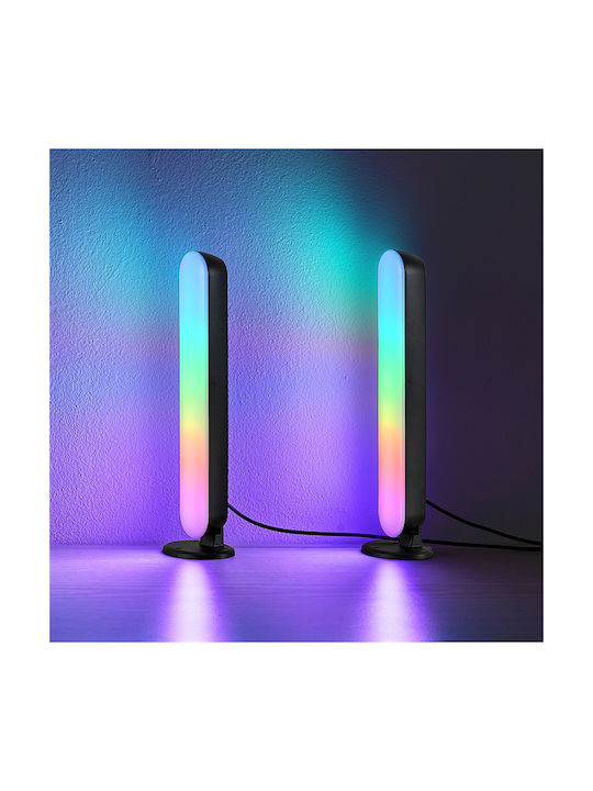 Trio Lighting Table Decorative Lamp with RGB Lighting LED Black