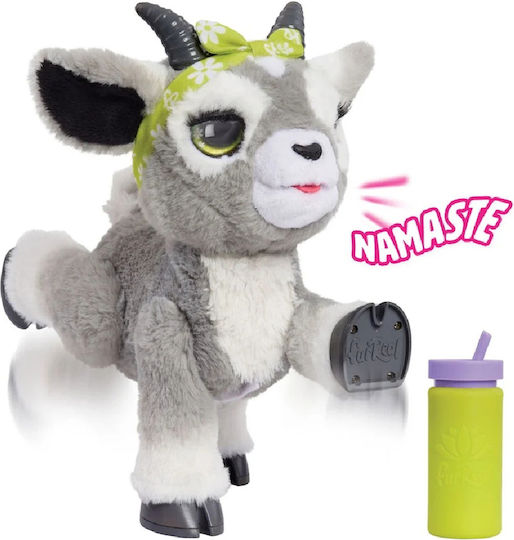 Hodder & Stoughton Jucărie de pluș Furreal Yoga Goat 29 cm.