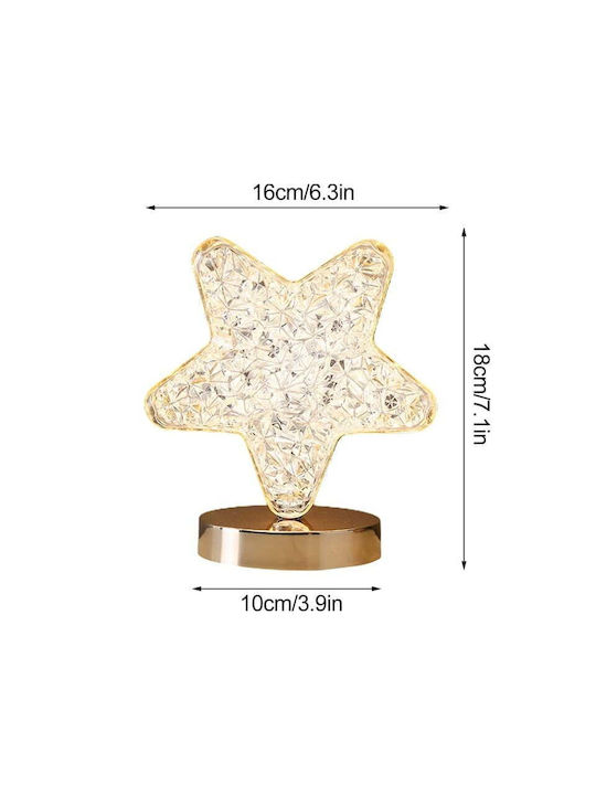 Stern Usb Dekorative Lampe Gelb