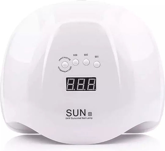 SUN ONE UV X Nail Polish Curing Lamp UV / LED 54W White