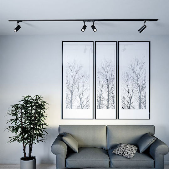 V-TAC Einzel LED Kaltweiß Spot in Schwarz Farbe