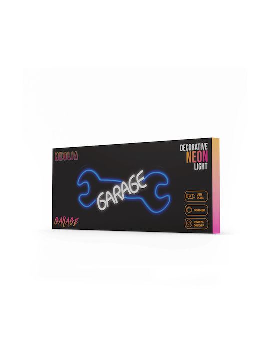 Forever Light Neon Διακοσμητικό Φωτιστικό LED 42x2x17εκ.
