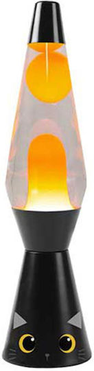 Total Gift Lava Dekorative Lampe Lavalampe Schwarz