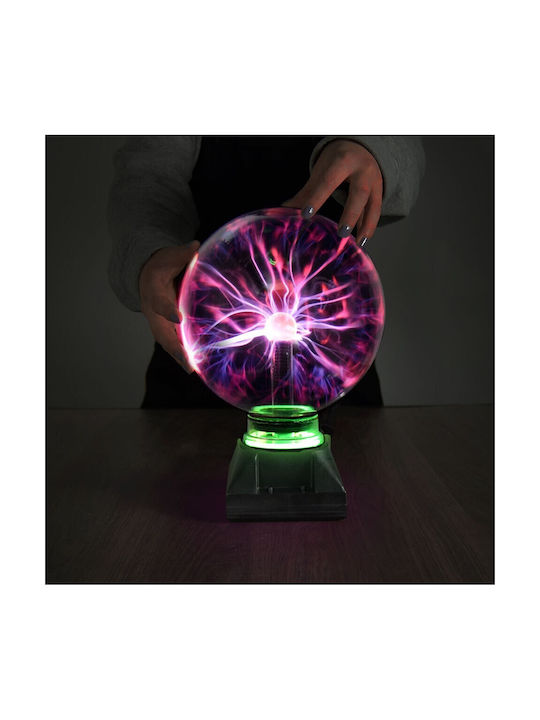 Mikamax Lustră Decorativă Plasma Ball Negru