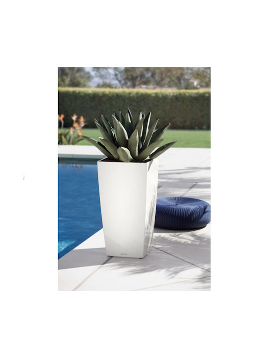 Lechuza Cubico Premium Self-watering Pot Plastic 40x40x75cm.