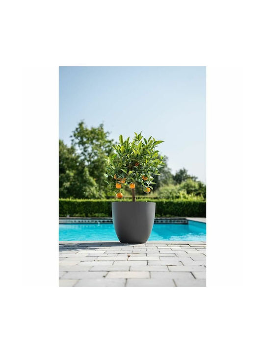 Garden ID Flower Pot Set 1pcs Charcoal