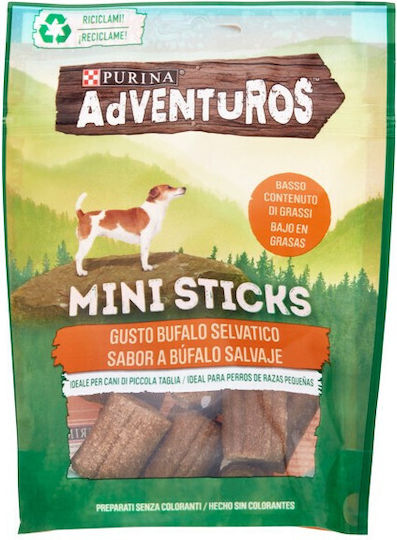 Adventuros Dog Stick Treats with Buffalo and Cereals 90gr