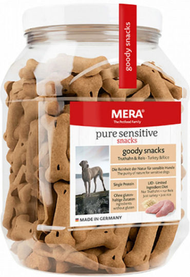 Meradog Pure Sensitive Biscuit Dog Diet Grain & Gluten Free with Turkey and Rice 600gr