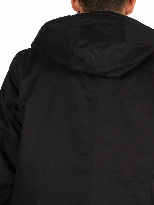 Geacă de Iarnă Parka Negru