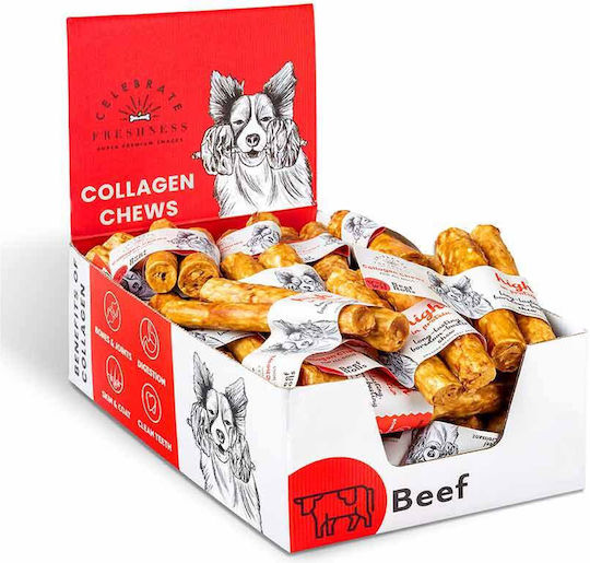 Celebrate Freshness Celebrate Delicii în formă de baston pentru câini Rase medii cu Carne de vită 12.5buc 55gr 2buc