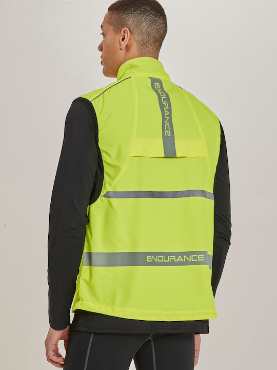 Αμάνικο Αθλητικό Μπουφάν Safety Yellow