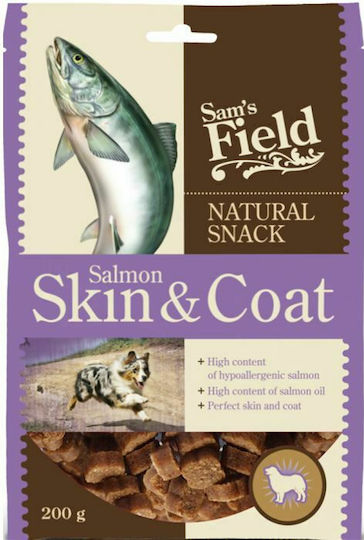 Sam's Field Skin & Coat Лакомство за Кучета с Сьомга 200gr