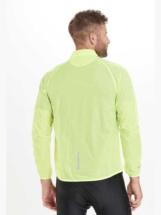 Χειμωνιάτικο Μπουφάν Αντιανεμικό Safety Yellow