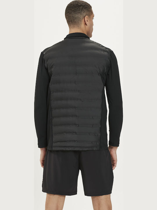 Χειμωνιάτικο Μπουφάν Αντιανεμικό Μαύρο (BLACK)