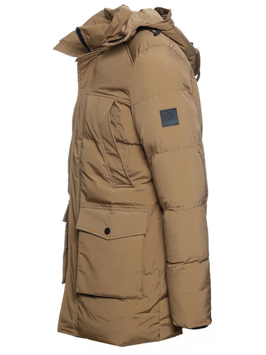 Χειμωνιάτικο Μπουφάν Puffer Beige