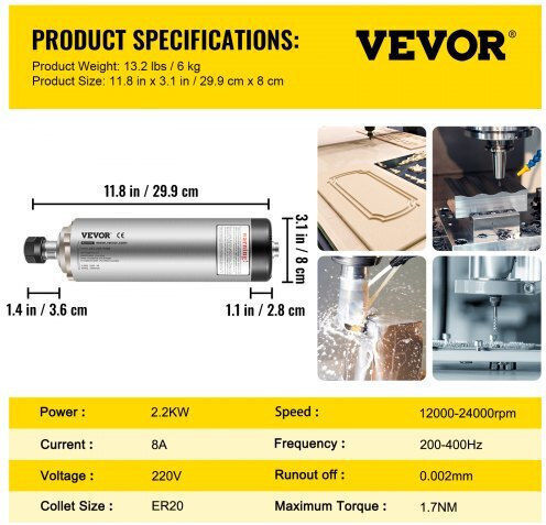 Vevor Electric motor 2.2hp