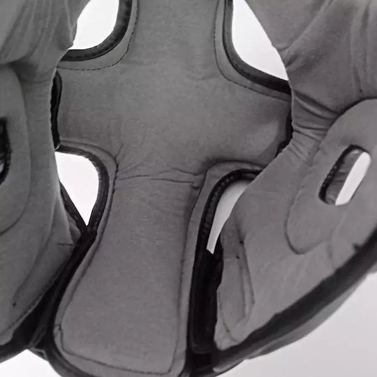 Olympus Sport Adult Open Face Boxing Headgear Black