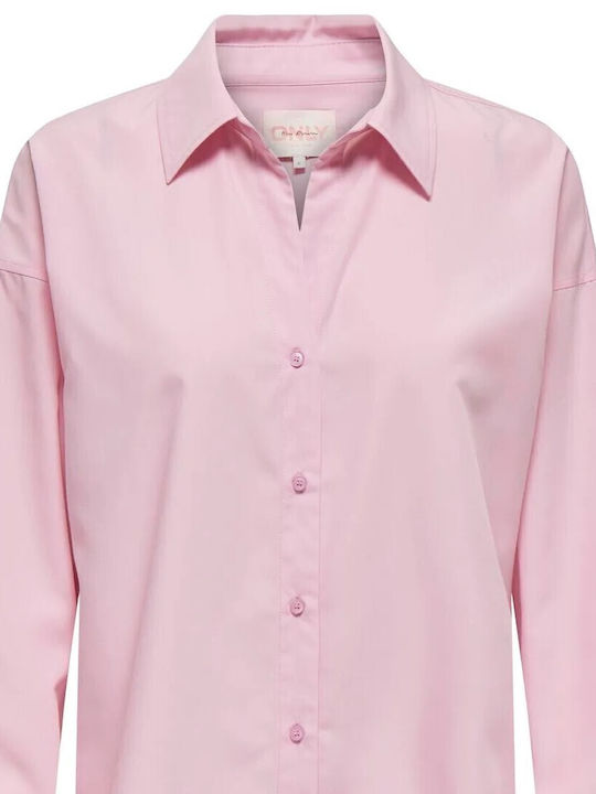 Only Women's Long Sleeve Shirt Roseate Spoonbill