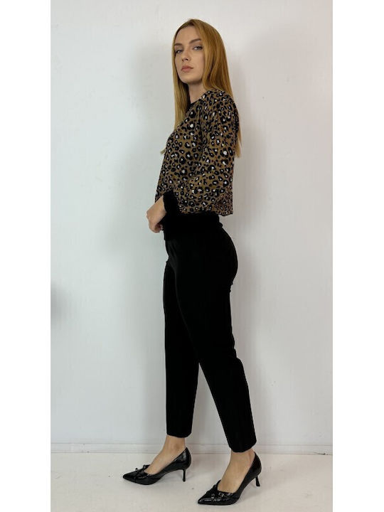 Γυναικεία Μπλούζα Μακρυμάνικη Animal Print Πολύχρωμη
