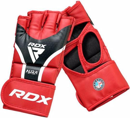 Rdx Grappling Gloves Shooter Aura Plus T-17 Red
