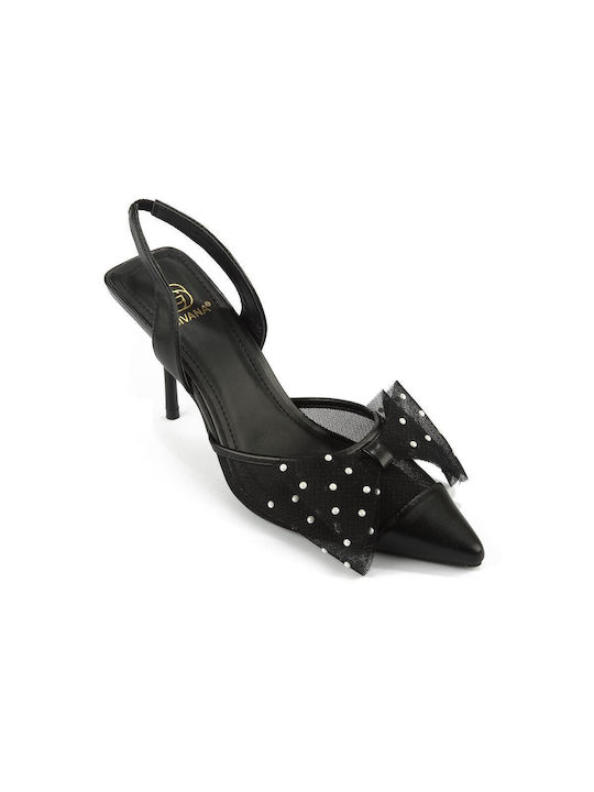 Fshoes Stiletto Black High Heels