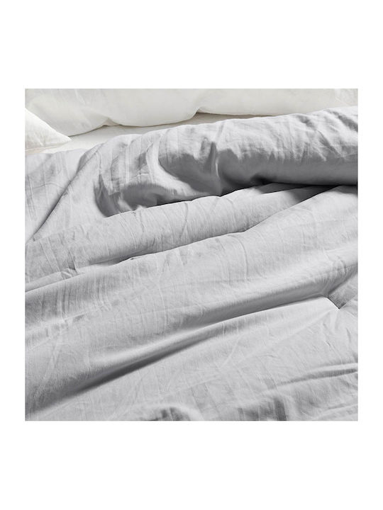 Cannon Bettdecke Großes Doppelbett 220x240cm Light Gray 270 GSMGsm