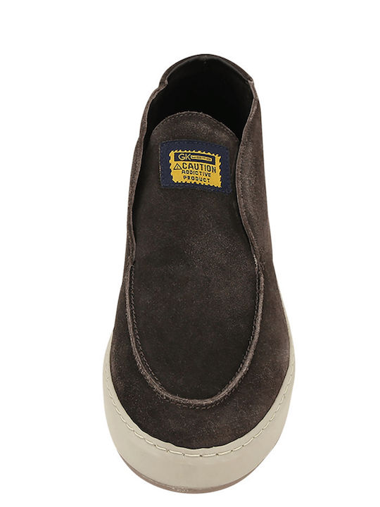 Suede Brown Men's Boots