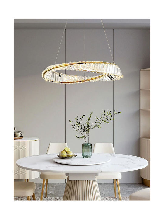 Toolight Κρεμαστό Φωτιστικό LED με Κρύσταλλα