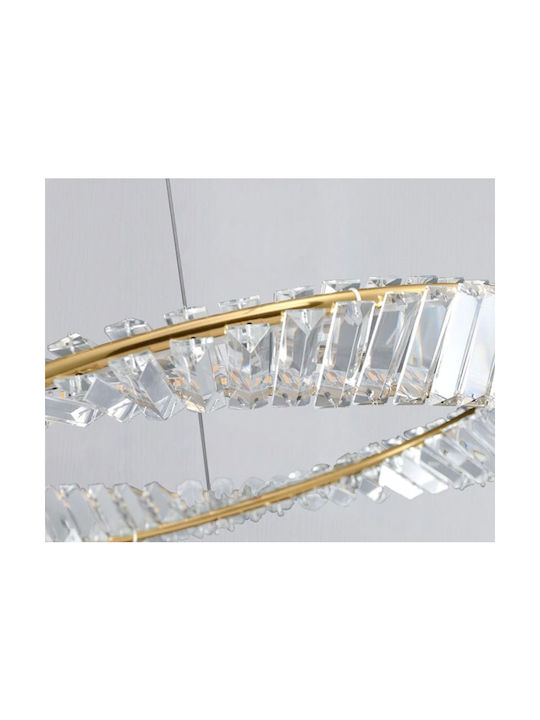 Toolight Κρεμαστό Φωτιστικό LED με Κρύσταλλα