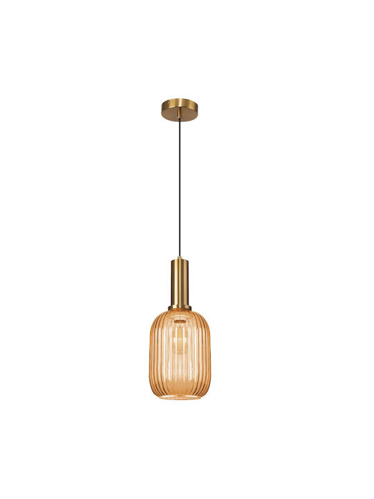 Toolight Hängelampe Orange mit Fassung E27