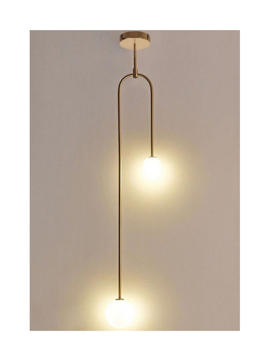 Toolight Lustră Auriu Glob