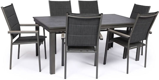 Gartenstühle Toscana Grau 75x80x90cm Gartenstühle Toscana Grau 75x80x90cm