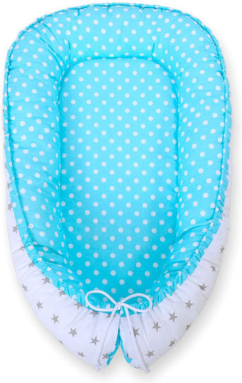 Bobono Baby Nestkissen Gray, Turquoise